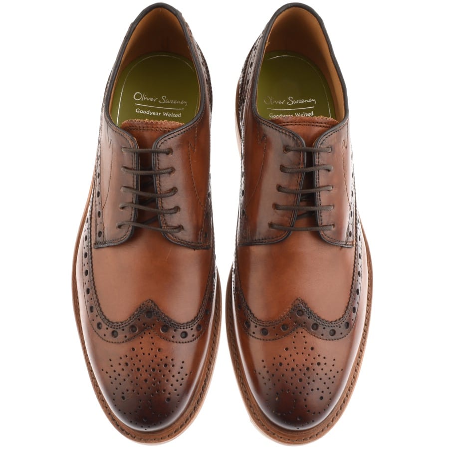 Alternative Image for ProductOliver Sweeney Stogumber Brogue Shoes Brown3
